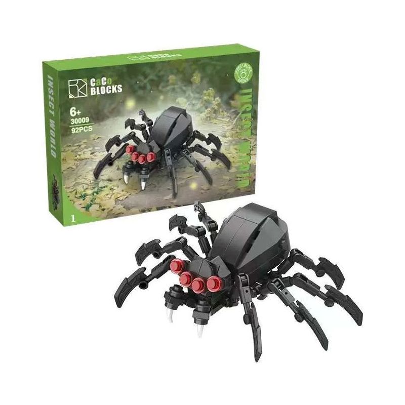 CACO 30009 THẾ GIỚI CÔN TRÙNG 8 MÔ HÌNH bộ đồ chơi xếp lắp ráp ghép mô hình INSECT WORLD 772 khối