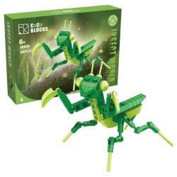 CACO 30009 THẾ GIỚI CÔN TRÙNG 8 MÔ HÌNH bộ đồ chơi xếp lắp ráp ghép mô hình INSECT WORLD 772 khối