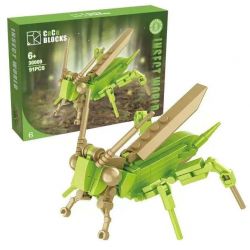 CACO 30009 THẾ GIỚI CÔN TRÙNG 8 MÔ HÌNH bộ đồ chơi xếp lắp ráp ghép mô hình INSECT WORLD 772 khối