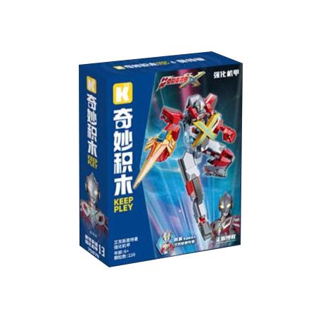 KEEPPLEY 75074 CƠ KHÍ TĂNG CƯỜNG ULTRAMAN X bộ đồ chơi xếp lắp ráp ghép mô hình Movie & Game Phim Và Trò Chơi 220 khối