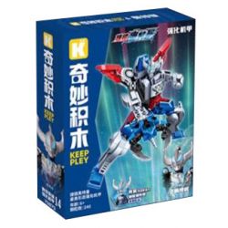 KEEPPLEY 75075 CƠ CHẾ TĂNG CƯỜNG HÌNH DẠNG ANH HÙNG CỦA ULTRAMAN GEED bộ đồ chơi xếp lắp ráp ghép mô hình Movie & Game Phim Và Trò Chơi 240 khối