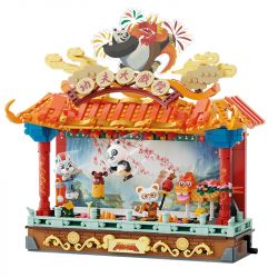 PANTASY 86514 KUNG FU PANDA PHIM bộ đồ chơi xếp lắp ráp ghép mô hình Movie & Game KUNGFU THEATER Phim Và Trò Chơi 1000 khối