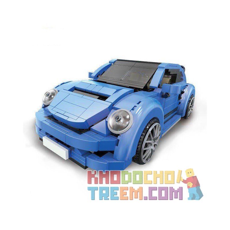 REBRICKABLE MOC-22874 22874 MOC22874 XINGBAO XB-03015 03015 XB03015 non  Ô TÔ BỌ CÁNH CỨNG XANH DA TRỜI bộ đồ chơi xếp lắp ráp ghép mô hình Creator BEATLE Sáng Tạo 944 khối