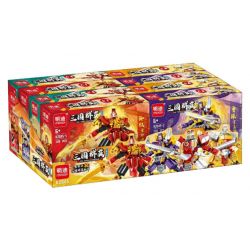 MINGDI LEIBAO K2045 2045 MECHA HEROES TAM QUỐC 4 MẪU TÔN QUÂN TÀO THÁO CHU DU HOÀNG GAI bộ đồ chơi xếp lắp ráp ghép mô hình 587 khối