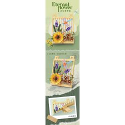 Kazi KY81125 81125 NGÔN NGỮ CỦA CÁC LOÀI HOA TRANH TƯỜNG VĨNH CỬU VÀ CÔN TRÙNG bộ đồ chơi xếp lắp ráp ghép mô hình Arts & Crafts 444 khối