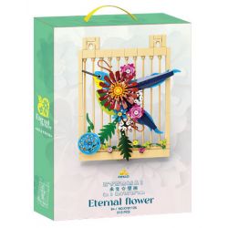 Kazi KY81126 81126 TRANH TƯỜNG NGÔN NGỮ HOA VĨNH CỬU VÀ CHIM bộ đồ chơi xếp lắp ráp ghép mô hình Arts & Crafts 315 khối