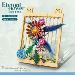 Kazi KY81126 81126 TRANH TƯỜNG NGÔN NGỮ HOA VĨNH CỬU VÀ CHIM bộ đồ chơi xếp lắp ráp ghép mô hình Arts & Crafts 315 khối