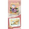 Kazi KY81127 81127 NGÔN NGỮ CỦA CÁC LOÀI HOA TRANH TƯỜNG VĨNH CỬU VÀ KỲ LÂN bộ đồ chơi xếp lắp ráp ghép mô hình Arts & Crafts ETERNAL FLOWER 372 khối