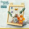 Kazi KY81128 81128 NGÔN NGỮ CỦA CÁC LOÀI HOA TRANH TƯỜNG VĨNH CỬU VÀ CÔN TRÙNG bộ đồ chơi xếp lắp ráp ghép mô hình Arts & Crafts ETERNAL FLOWER 354 khối
