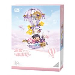LOZ 4111 COCO KHINH KHÍ CẦU ÂM NHẠC bộ đồ chơi xếp lắp ráp ghép mô hình HOT AIR BALLOON 666 khối