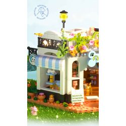 ZHEGAO 612030 NGÔI NHÀ THÚ CƯNG DỄ THƯƠNG CHO CHÓ WANGWANG bộ đồ chơi xếp lắp ráp ghép mô hình DOG HOUSE THE MOST LOYAL FRIEND 681 khối