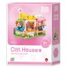 ZHEGAO 612031 CABIN THÚ CƯNG DỄ THƯƠNG CỦA HAKIMI bộ đồ chơi xếp lắp ráp ghép mô hình CAT HOUSE GIVE CATS WARM HOME 687 khối