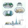 ZHEGAO LZ8316 8316 KIẾN TRÚC DUBAI bộ đồ chơi xếp lắp ráp ghép mô hình Architecture DUBAI LANDMARKS Công Trình Kiến Trúc 2220 khối