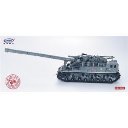 XINGBAO XB-06001 06001 XB06001 non  XE TĂNG T-92 bộ đồ chơi xếp lắp ráp ghép mô hình Creator T92 TANK WITH DIORAMA BATTLE DISPLAY Sáng Tạo 1832 khối