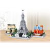 ZHEGAO LZ8317 8317 KIẾN TRÚC PHÁP bộ đồ chơi xếp lắp ráp ghép mô hình Architecture FRENCH LANDMARKS Công Trình Kiến Trúc 2462 khối