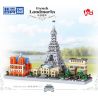 ZHEGAO LZ8317 8317 KIẾN TRÚC PHÁP bộ đồ chơi xếp lắp ráp ghép mô hình Architecture FRENCH LANDMARKS Công Trình Kiến Trúc 2462 khối