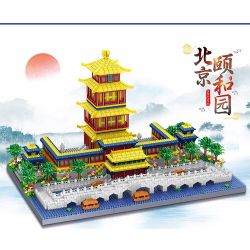 ZHEGAO LZ8308 8308 CUNG ĐIỆN MÙA HÈ BẮC KINH bộ đồ chơi xếp lắp ráp ghép mô hình Creator Sáng Tạo 4661 khối