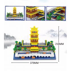 ZHEGAO LZ8308 8308 CUNG ĐIỆN MÙA HÈ BẮC KINH bộ đồ chơi xếp lắp ráp ghép mô hình Creator Sáng Tạo 4661 khối