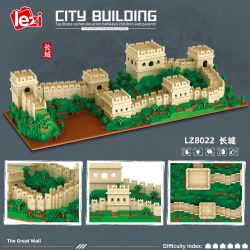 ZHEGAO LZ8022 8022 VẠN LÝ TRƯỜNG THÀNH bộ đồ chơi xếp lắp ráp ghép mô hình Creator Sáng Tạo 4114 khối