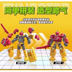 WISE BLOCK AULDEY 580881 TẬP HỢP ANH HÙNG PHI ĐỘI LƯỢNG TỬ MECHA FRENZY bộ đồ chơi xếp lắp ráp ghép mô hình