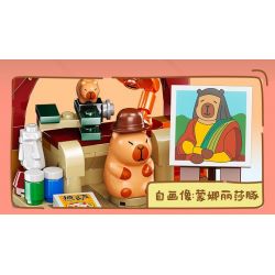 JIALE SPECIAL 54001 CUỘC SỐNG HÀNG NGÀY Ở KAPIBALA THỜI GIAN GIẢI TRÍ bộ đồ chơi xếp lắp ráp ghép mô hình CAPYBARA'S DAILY LIFE 236 khối