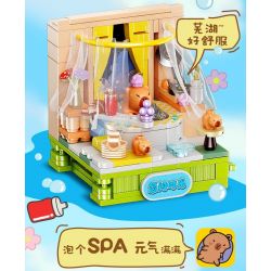 JIALE SPECIAL 54003 CUỘC SỐNG HÀNG NGÀY CỦA KAPIBALA FAT HOUSE bộ đồ chơi xếp lắp ráp ghép mô hình CAPYBARA'S DAILY LIFE 193 khối