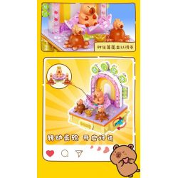 JIALE SPECIAL 54003 CUỘC SỐNG HÀNG NGÀY CỦA KAPIBALA FAT HOUSE bộ đồ chơi xếp lắp ráp ghép mô hình CAPYBARA'S DAILY LIFE 193 khối