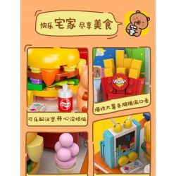 JIALE SPECIAL 54004 CUỘC SỐNG HÀNG NGÀY Ở KAPIBALA CÂU CÁ VÙNG NƯỚC GẶP KHÓ KHĂN bộ đồ chơi xếp lắp ráp ghép mô hình CAPYBARA'S DAILY LIFE 212 khối