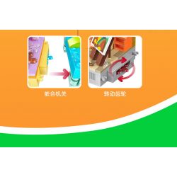 JIALE SPECIAL 54005 CUỘC SỐNG HÀNG NGÀY Ở CAPIBALA ĐI LẠI bộ đồ chơi xếp lắp ráp ghép mô hình CAPYBARA'S DAILY LIFE 244 khối