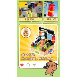 JIALE SPECIAL 54007 CUỘC SỐNG HÀNG NGÀY CỦA KAPIBALA CỐ GẮNG HẾT SỨC ĐỂ LÀM GIÀU bộ đồ chơi xếp lắp ráp ghép mô hình CAPYBARA'S DAILY LIFE 150 khối