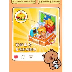 JIALE SPECIAL 54008 CUỘC SỐNG HÀNG NGÀY CỦA KAPIBALA KHÔNG CÓ TÍNH SÁNG TẠO bộ đồ chơi xếp lắp ráp ghép mô hình CAPYBARA'S DAILY LIFE 183 khối