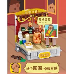 JIALE SPECIAL 54008 CUỘC SỐNG HÀNG NGÀY CỦA KAPIBALA KHÔNG CÓ TÍNH SÁNG TẠO bộ đồ chơi xếp lắp ráp ghép mô hình CAPYBARA'S DAILY LIFE 183 khối