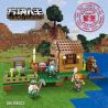XINGBAO XB-09002 09002 XB09002 non  TRANG TRẠI NHỎ bộ đồ chơi xếp lắp ráp ghép mô hình Minecraft BLOCK WORLD Game Xây Dựng 396 khối