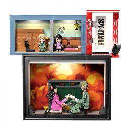 JIALE SPECIAL 33003 SPY PLAY HOUSE THỜI GIAN TÁN TỈNH bộ đồ chơi xếp lắp ráp ghép mô hình Movie & Game SPY FAMILY Phim Và Trò Chơi 781 khối