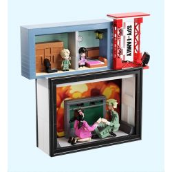 JIALE SPECIAL 33003 SPY PLAY HOUSE THỜI GIAN TÁN TỈNH bộ đồ chơi xếp lắp ráp ghép mô hình Movie & Game SPY FAMILY Phim Và Trò Chơi 781 khối