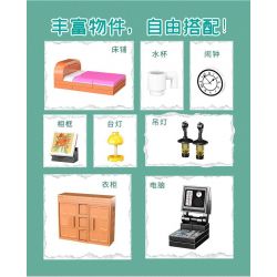 JIALE SPECIAL 33003 SPY PLAY HOUSE THỜI GIAN TÁN TỈNH bộ đồ chơi xếp lắp ráp ghép mô hình Movie & Game SPY FAMILY Phim Và Trò Chơi 781 khối