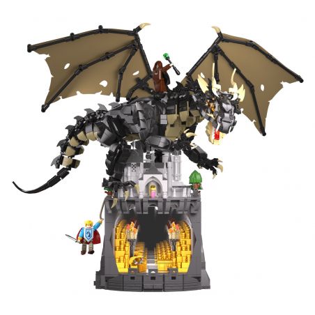 IAMBRICK 30301 GƯƠNG VỰC SÂU BÍ MẬT CỦA RỒNG bộ đồ chơi xếp lắp ráp ghép mô hình DRAGON'S CRYPTIC CACHE 2363 khối