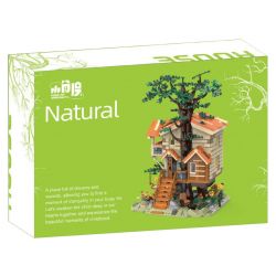 SMALL ANGLE JD039 NHÀ TRÊN CÂY BỐN MÙA bộ đồ chơi xếp lắp ráp ghép mô hình Creator NATURAL HOUSE Sáng Tạo 1711 khối