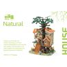 SMALL ANGLE JD039 NHÀ TRÊN CÂY BỐN MÙA bộ đồ chơi xếp lắp ráp ghép mô hình Creator NATURAL HOUSE Sáng Tạo 1711 khối