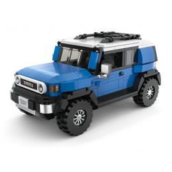 HAPPY BUILD SHINEYU XINYU PANGU PRO BLOCKS PB8806 8806 XE ĐỊA HÌNH TOYOTA CRUISER FJ40 bộ đồ chơi xếp lắp ráp ghép mô hình Racers Đua Tốc Độ 622 khối