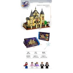ZHEGAO 613004 HỌC VIỆN PHÉP THUẬT bộ đồ chơi xếp lắp ráp ghép mô hình Creator MAGIC ACADEMY Sáng Tạo 2925 khối