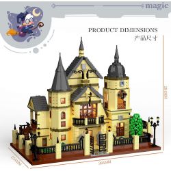 ZHEGAO 613004 HỌC VIỆN PHÉP THUẬT bộ đồ chơi xếp lắp ráp ghép mô hình Creator MAGIC ACADEMY Sáng Tạo 2925 khối
