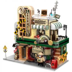 INBRIXX 880035 CÔNG TY THÁM TỬ TƯ KUMAMON bộ đồ chơi xếp lắp ráp ghép mô hình 1286 khối