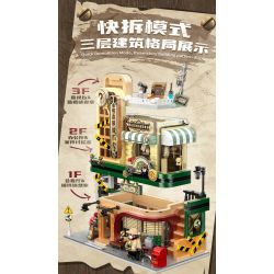 INBRIXX 880035 CÔNG TY THÁM TỬ TƯ KUMAMON bộ đồ chơi xếp lắp ráp ghép mô hình 1286 khối