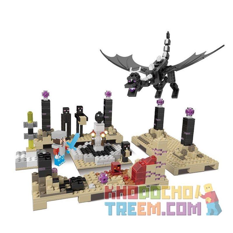 XINGBAO XB-09004 09004 XB09004 non  RỒNG ĐỊA NGỤC bộ đồ chơi xếp lắp ráp ghép mô hình Minecraft BLOCK WORLD Game Xây Dựng 678 khối