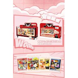 INBRIXX 880038 CUỘC SỐNG HÀNG NGÀY Ở NHÀ CỦA KUMAMON bộ đồ chơi xếp lắp ráp ghép mô hình 388 khối