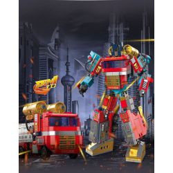 ZHEGAO 912027 CƠ KHÍ CỨU HỘ TOÀN CẦU bộ đồ chơi xếp lắp ráp ghép mô hình Movie & Game CIRCLE STAR RESCUE TEAM Phim Và Trò Chơi 745 khối