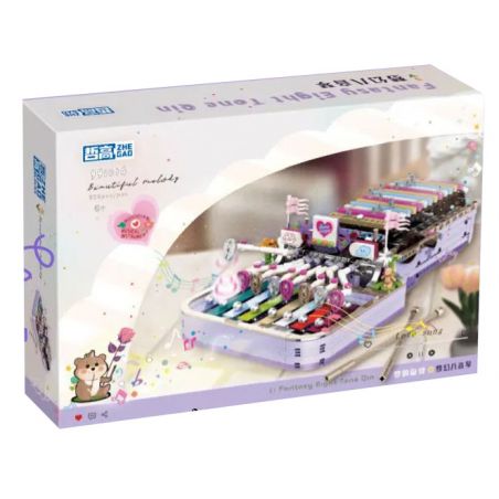 ZHEGAO 991014 ĐÀN KOTO TÁM TÔNG bộ đồ chơi xếp lắp ráp ghép mô hình Technic FANTASY EIGHT TONE QIN Kỹ Thuật Công Nghệ Cao Mô Hình Phương Tiện 924 khối