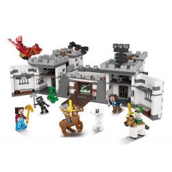 XINGBAO XB-09005 09005 XB09005 non  PHÁO ĐÀI bộ đồ chơi xếp lắp ráp ghép mô hình Minecraft BLOCK WORLD Game Xây Dựng 1627 khối