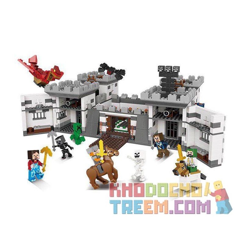 XINGBAO XB-09005 09005 XB09005 non  PHÁO ĐÀI bộ đồ chơi xếp lắp ráp ghép mô hình Minecraft BLOCK WORLD Game Xây Dựng 1627 khối